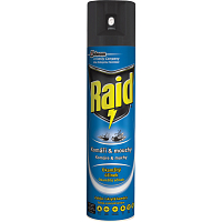 Raid spray przeciwko owadom latającym, przeciwko komarom i muchom, 400 ml