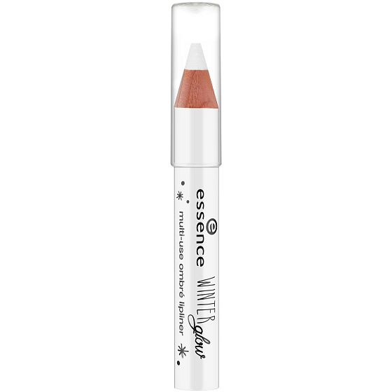 Essence Winter Glow Multi Use Ombré tužka na rty 01 White Like a Snowflake 2,1 g