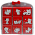 Nekupto Čokoládové puzzle Pro Tebe Kočka 9 x 5 g, 11 x 11,5 x 0,7 cm