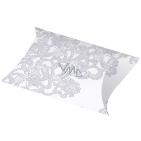 Ditipo Krabička skládací glitter S bílá 115 x 77 x 33 mm