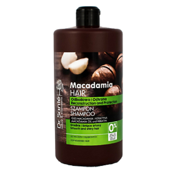 Dr. Santé Macadamia Hair Olej makadamový i keratynowy szampon dla osłabionych włosów 1l