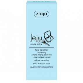 Ziaja Jeju Płynny korektor skóry - odcień naturalny z działaniem przeciwzapalnym i antybakteryjnym 30 ml