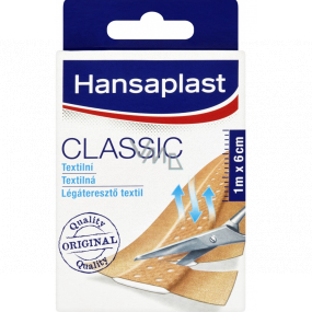 Hansaplast Classic silnie przylegający plaster 1 m x 6 cm