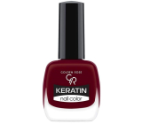 Golden Rose Keratin Nail Color lak na nehty 42 Czerwony Ciemny 10,5 ml