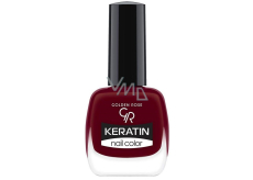 Golden Rose Keratin Nail Color lak na nehty 42 Czerwony Ciemny 10,5 ml