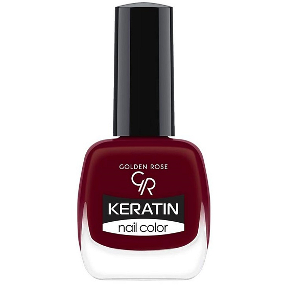 Golden Rose Keratin Nail Color lak na nehty 42 Czerwony Ciemny 10,5 ml