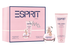 Esprit Feel Good for Her woda perfumowana 20 ml + żel pod prysznic 100 ml, zestaw prezentowy dla kobiet