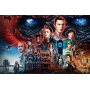 Charm Sterlingové stříbro 925 Stranger Things Vzhůru nohama žářící ve tmě - Upside Down, luminozní přívěsek na náramek film