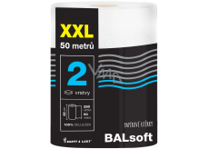 Balsoft kuchyňské utěrky XXL 2vrstvé papírové utěrky 50 m, 1 role
