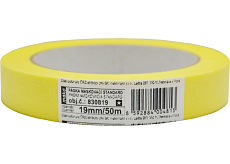 Mako Basic taśma klejąca zasłaniająca gładka krep, 3 dni, do 60 °C, 19 mm × 50 m