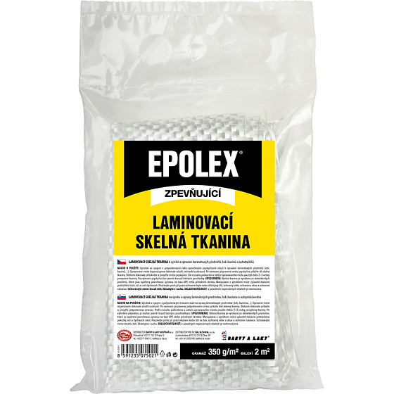 Epolex 350 g/m² laminująca tkanina szklana, 2 m²