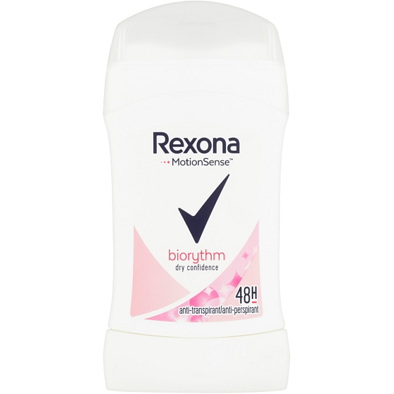 Rexona Biorythm antiperspirant deodorant stick pro ženy 40 ml