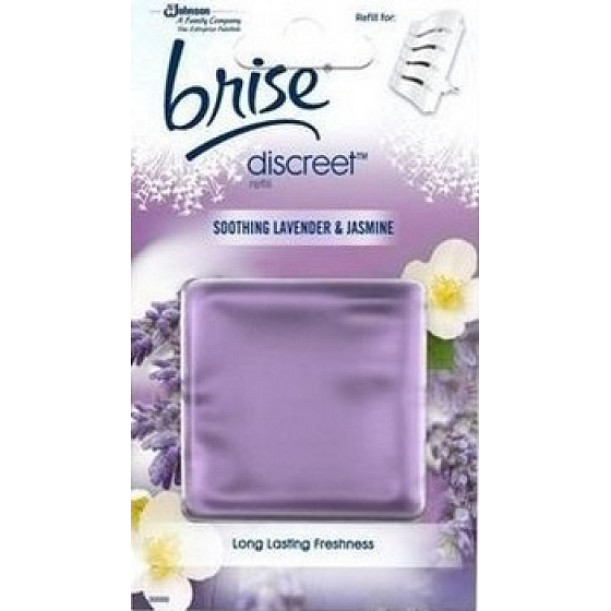 Brise Discreet Levandule & Jasmín náhradní náplň osvěžovač vzduchu 12 g
