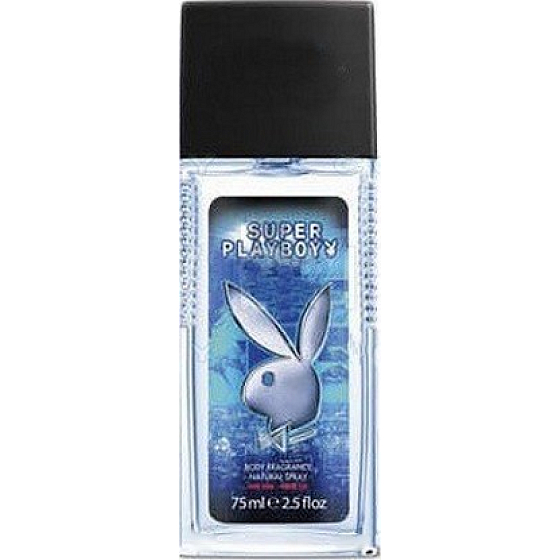 Playboy Super Playboy for Him parfémovaný deodorant sklo pro muže 75 ml