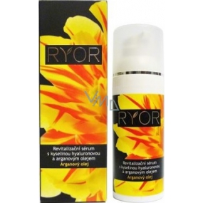 Ryor Arganowy olej z kwasem hialuronowym Revitalizujące serum 50 ml