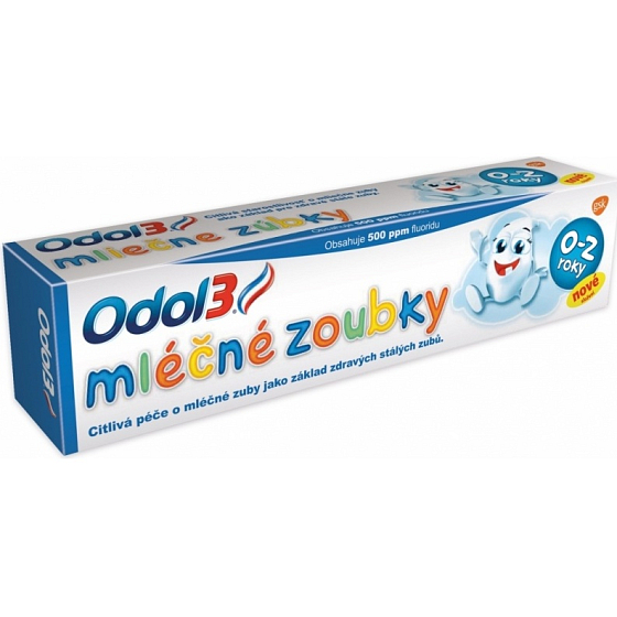Odol3 Mléčné zoubky 0 - 2 roky zubní pasta pro děti 50 ml