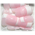 Divine French Manicure umělé nehty růžové 20 kusů