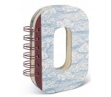 If Alphabooks Note Books Notatnik w kształcie litery O 91 x 14 x 124 mm