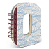 If Alphabooks Note Books Notatnik w kształcie litery O 91 x 14 x 124 mm