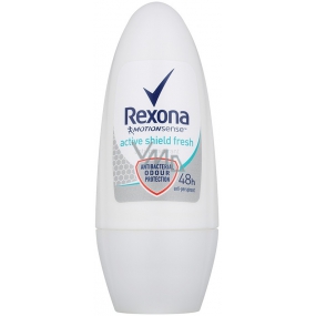 Rexona Active Shield Fresh kuličkový antiperspirant deodorant roll-on pro ženy 50 ml Rexona Active Shield Fresh kuličkový antiperspirant deodorant roll-on pro ženy 50 ml