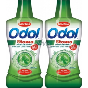 Odol Stoma Paradentol ústní voda 2 x 500 ml, duopack Odol Stoma Paradentol ústní voda 2 x 500 ml, duopack
