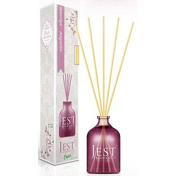 Cimen Jest Magnolie aroma difuzér s přírodními ratanovými tyčinkami pro postupné uvolňování vůně 100 ml