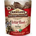 Carnilove Dog Pouch Paté Divoké prase se šípky bezobilné kapsičky pro dospělé psy 300 g