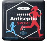 Carin Antiseptic Sport ultracienkie wkładki higieniczne z skrzydełkami do sportu 9 sztuk