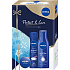 Nivea Protect & Care Body Milk tělové mléko 250 ml + antiperspirant sprej 150 ml + krém 30 ml, kosmetická sada
