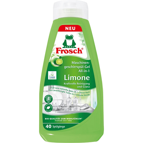 Frosch Eko All-in-1 Limetka żel do zmywarki, 650 ml