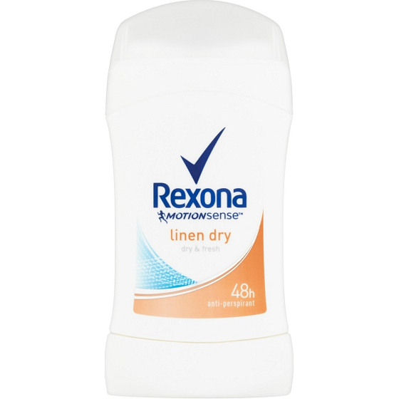 Rexona Dry Linen Dry antiperspirant deodorant stick pro ženy 40 ml