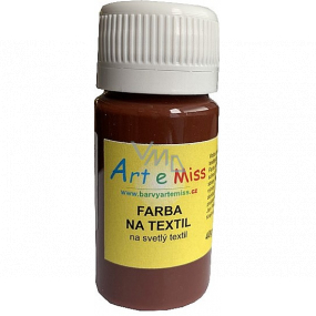 Art e Miss Farba na jasny tekstyl 24 Brązowa 40 g Art e Miss Farba na jasny tekstyl 24 Brązowa 40 g