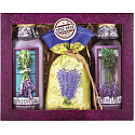 Bohemia Gifts Lavender La Provence sprchový gel 100 ml + Olejová lázeň 100 ml + sůl do koupele 150 g, kosmetická sada
