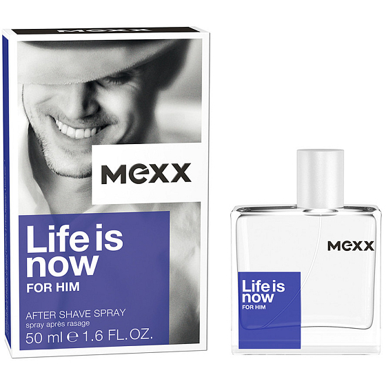 Mexx Life Is Now for Him voda po holení 50 ml