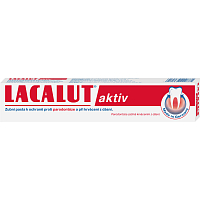 Lacalut aktiv pasta do zębów przeciwko paradontozie, 75 ml