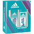 Adidas Pure Lightness parfémovaný deodorant sklo pro ženy 75 ml + deodorant sprej pro ženy 150 ml, kosmetická sada