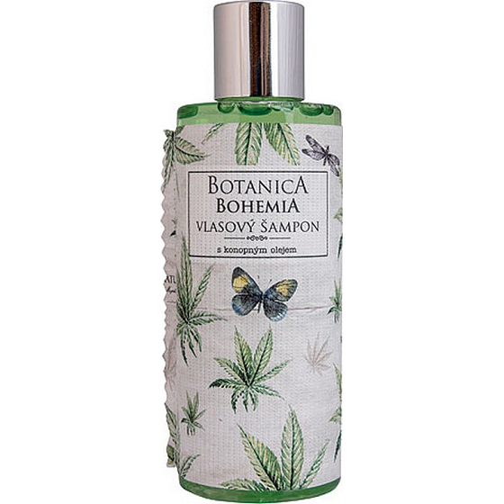 Bohemia Gifts Botanica Konopný olej šampon pro všechny typy vlasů 200 ml