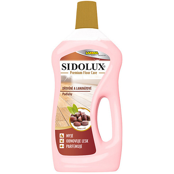 Sidolux Premium Floor Care Jojobový olej speciální prostředek na mytí dřevěných a laminátových podlah 750 ml