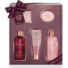 Baylis & Harding Brusinkové Martini mycí gel 300 ml + tělové máslo 100 ml + sprchový krém 300 ml + toaletní mýdlo 150 g + tělové mléko 130 ml, kosmetická sada Baylis & Harding Brusinkové Martini mycí gel 300 ml + tělové máslo 100 ml + sprchový krém 300 ml + toaletní mýdlo 150 g + tělové mléko 130 ml, kosmetická sada