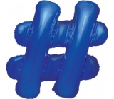 Albi Napełniany znak Hashtag 49 cm