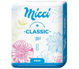 Micci Classic wkładki intymne bez skrzydełek 20 sztuk