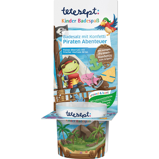Tetesept Pirackie przygody sól do kąpieli dla dzieci 40 g