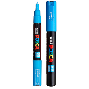 Posca Uniwersalny akrylowy marker 0,7 - 1 mm Jasnoniebieski PC-1M