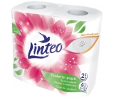 Linteo Care & Comfort papier toaletowy biały 150 arkuszy 2 warstwowy 17 m, 4 sztuki