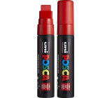 Posca Univerzální akrylátový popisovač s extrémně širokým, rovným hrotem 15 mm Červená PC-17K