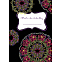 Ditipo Relax do torebki Mandala różowy kreatywny notes 16 kart, format A6 15 x 10,5 cm
