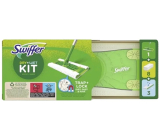 Swiffer Zestaw mop + wymienne ściereczki do podłogi 8 sztuk + ściereczki czyszczące 3 sztuki, zestaw