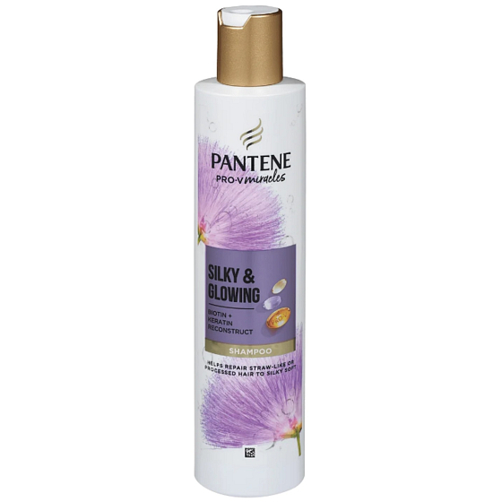 Pantene Pro-V Miracles Silky & Glowing szampon do włosów zniszczonych i suchych 250 ml