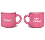 Niekupiony imienny mini kubek Zuzana 100 ml