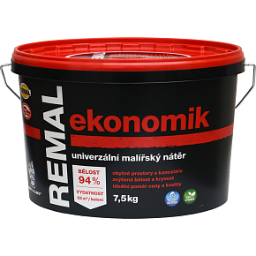 REMAL Ekonomik uniwersalna farba malarska na ścianę, 7,5 kg REMAL Ekonomik uniwersalna farba malarska na ścianę, 7,5 kg
